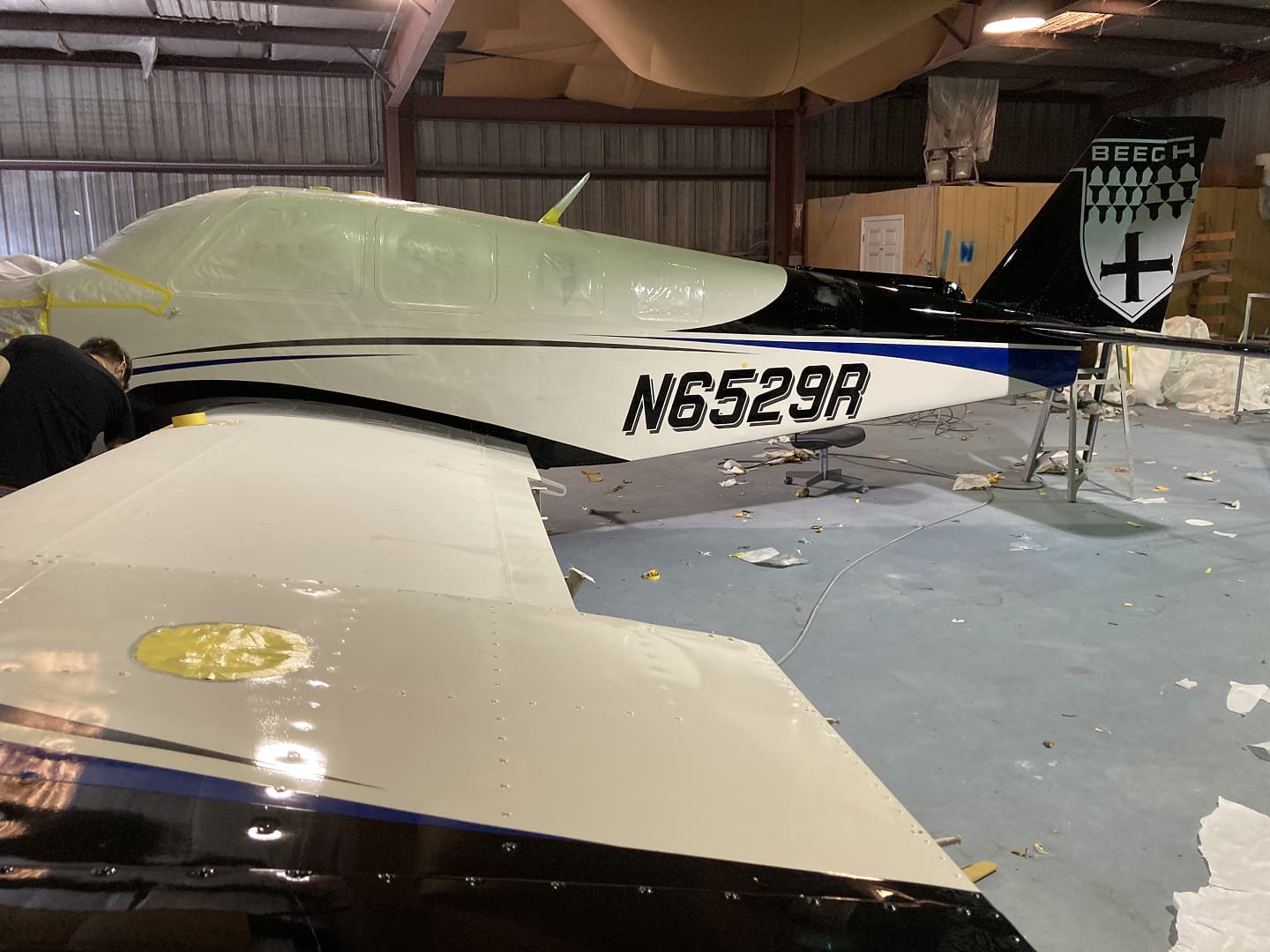 owner aircraft with branded