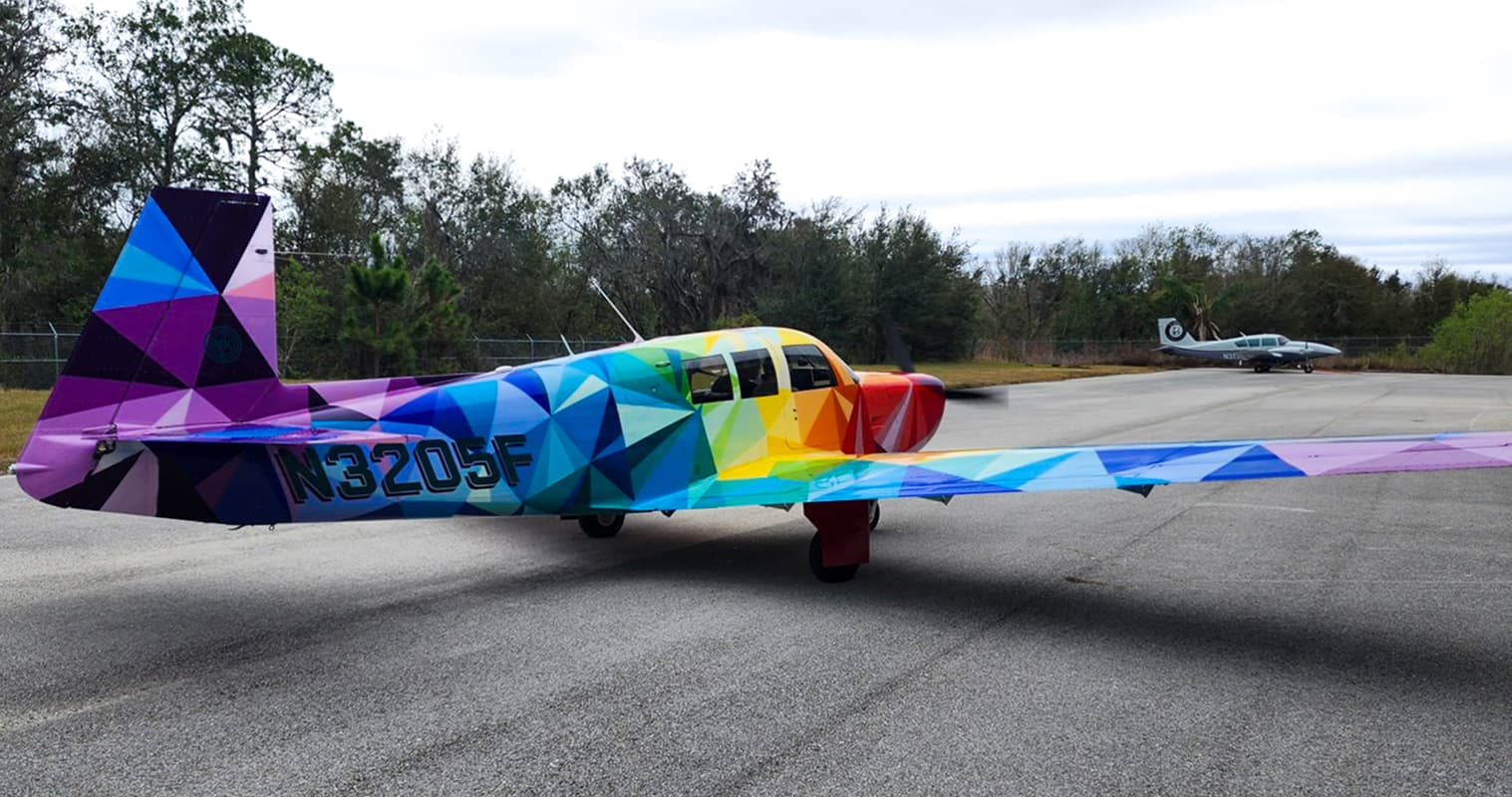Aerial view of the SUN 'n FUN Aerospace Expo