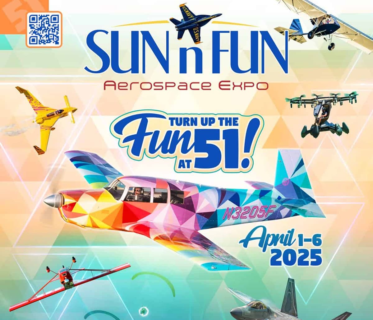 Our featured geometric patterned aircraft at SUN 'n FUN Aerospace Expo
